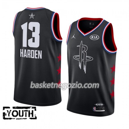 Canotte Bambino Houston Rockets James Harden 13 2019 All-Star Jordan Brand Nero Swingman